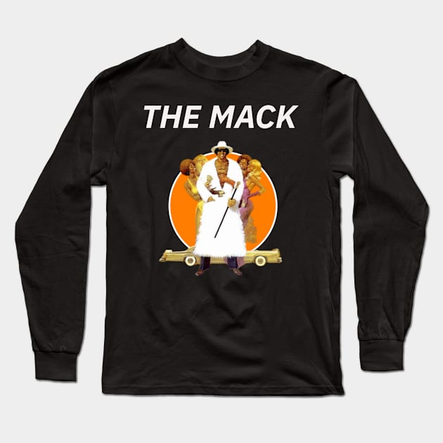 Retro The Mack Long Sleeve T-Shirt by Defective Cable 